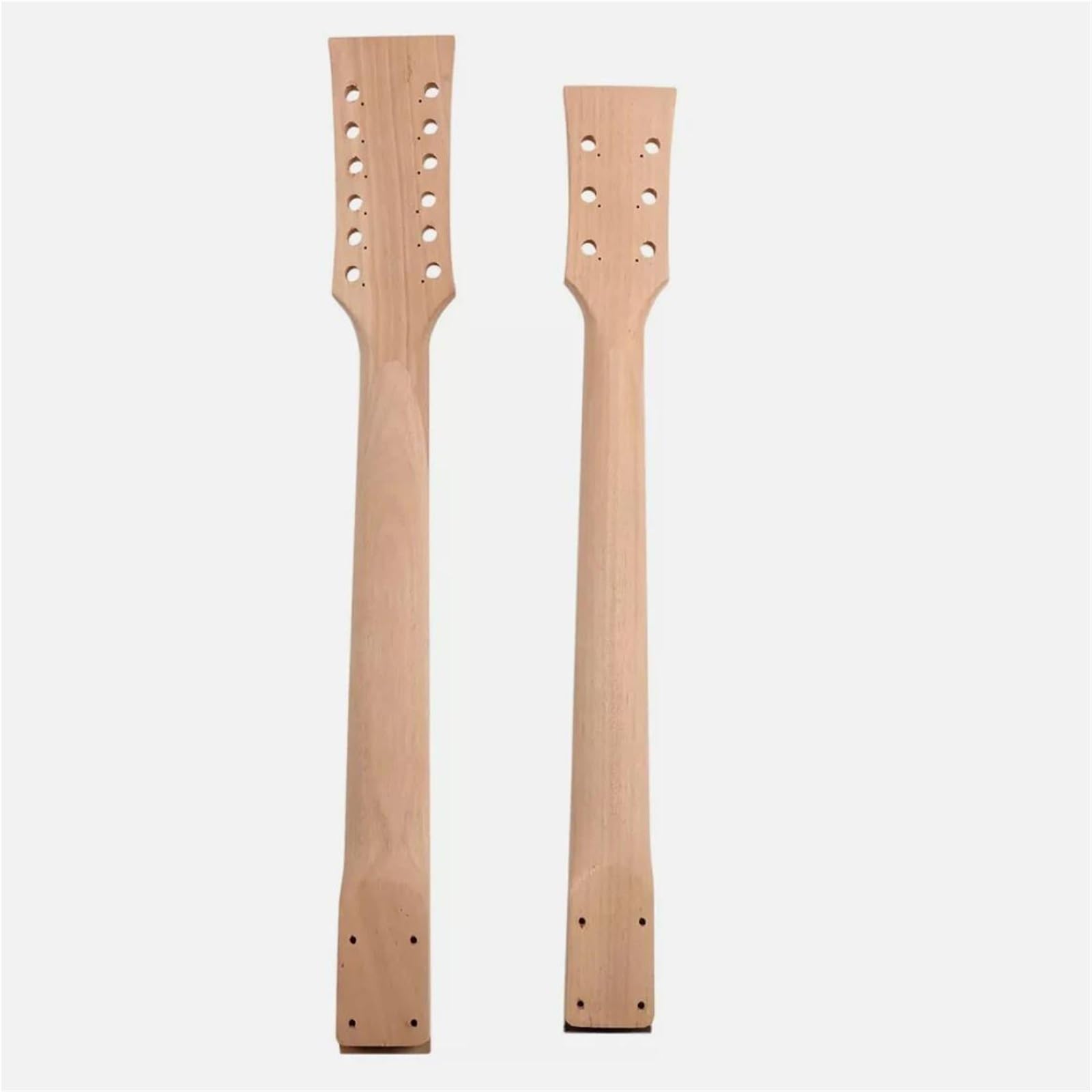 Kit Chitarra Elettrica Fai Da Te A Doppio Manico Corpo In Mogano 12 Corde Tastiera In Palissandro