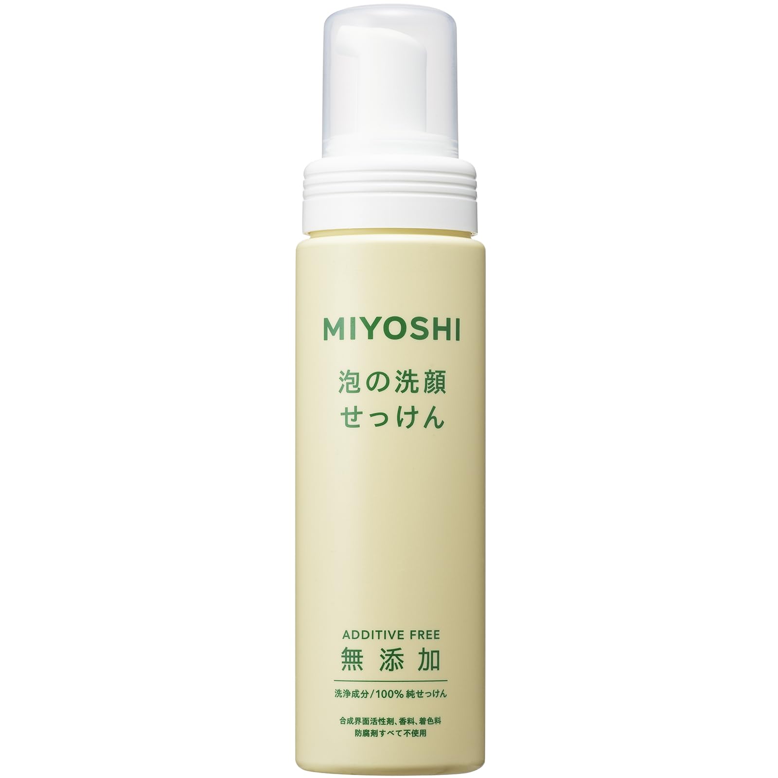 Amazon | MIYOSHI 無添加 泡の洗顔せっけん 200mL | MIYOSHI | 洗顔