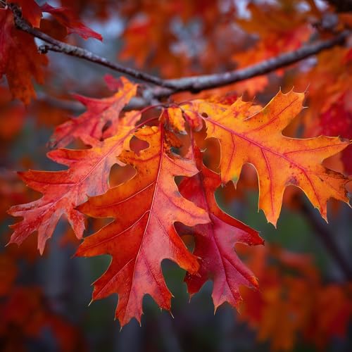 Northern Red Oak Tree - 10-16" Tall Live Plant - Quart Pot - Fast Growing Shade Tree - Quercus rubra