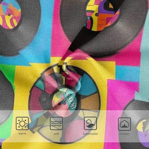 Toddler Girl Briefs, Vintage Records Colorful Girls' Cotton Brief Underwear, 2T–8 Years3