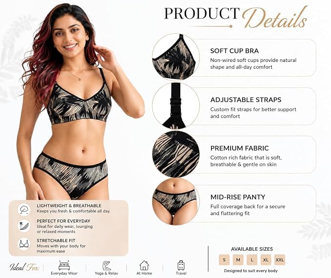Image of Love Maker Bra Panty Set for Women | Beautiful Lingerie Set for Women for Honeymoon | Net Lace Lingerie Set | Panty Bra for Daily use | Sexy Look for Special Days Lingerie Sets.