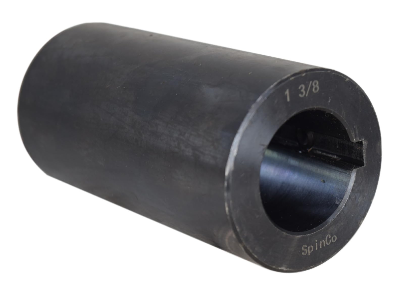 1-3/8" Solid Shaft Coupler w/Keyway and Set Screws by SpinCo