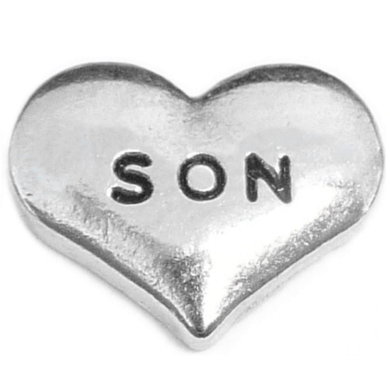 newcharms Son Silver Heart Floating Locket Charm-picture-49