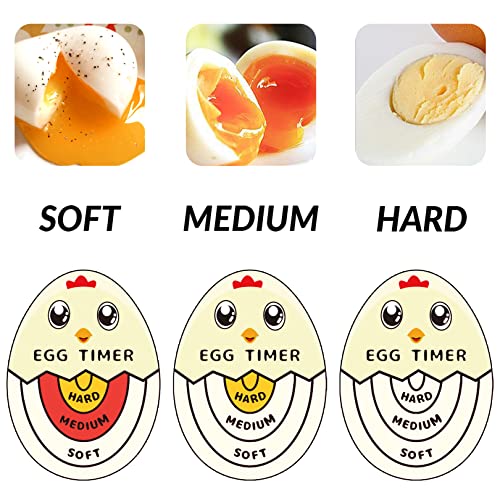 Lasubst Egg Timer For Boiling Eggs Soft Hard Boiled Egg Timer That Changes Color When Done,Color #TOP2
