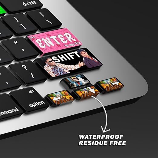 Image of Meme Culture Keyboard Sticker, Funny Meme Theme, Compatible with All Laptop and Desktop Keyboards (NEW Memes)