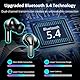 Bluetooth Kopfhörer, 2025 Kopfhörer Kabellos Bluetooth 5.4, 48 Std Hi-Fi Stereo Tiefer Bass Wireless Earbuds, 4 ENC Noise Cancelling Mics, IP-X7 Wasserdicht Headphones Sport, 3g USB-C in Ear Ohrhörer