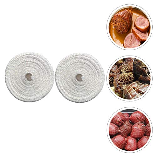 Hemoton 2Pcs Meat Netting Roll Ham Sock Elastic Netting Meat Butcher Twine Net Meat Netting Roll