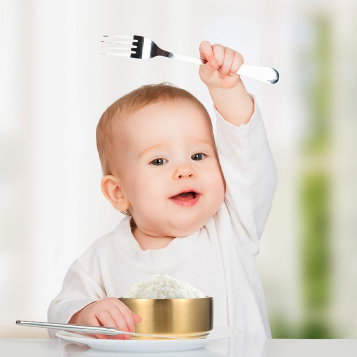 OKUMEYR Stainless Steel Rice Bowl with Lid Insulated Kimchi Soup Bowl for Home Kitchen Party and Restaurant Use Stainless Steel Design for Versatile Serving