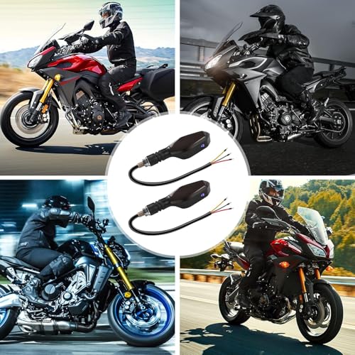 Clignotant moto LED 12V universel avec 27 modes d'éclairage pour Road Glide et Street Glide