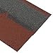 21 Pack Asphalt Roof Shingles, 39.37 * 13.11Inch Waterproof Roof Asphalt Tiles, Tool Shed Roof Shingles- Ideal for Roof Tiles of Villas, Row Houses, Light Steel Roofs(Red)