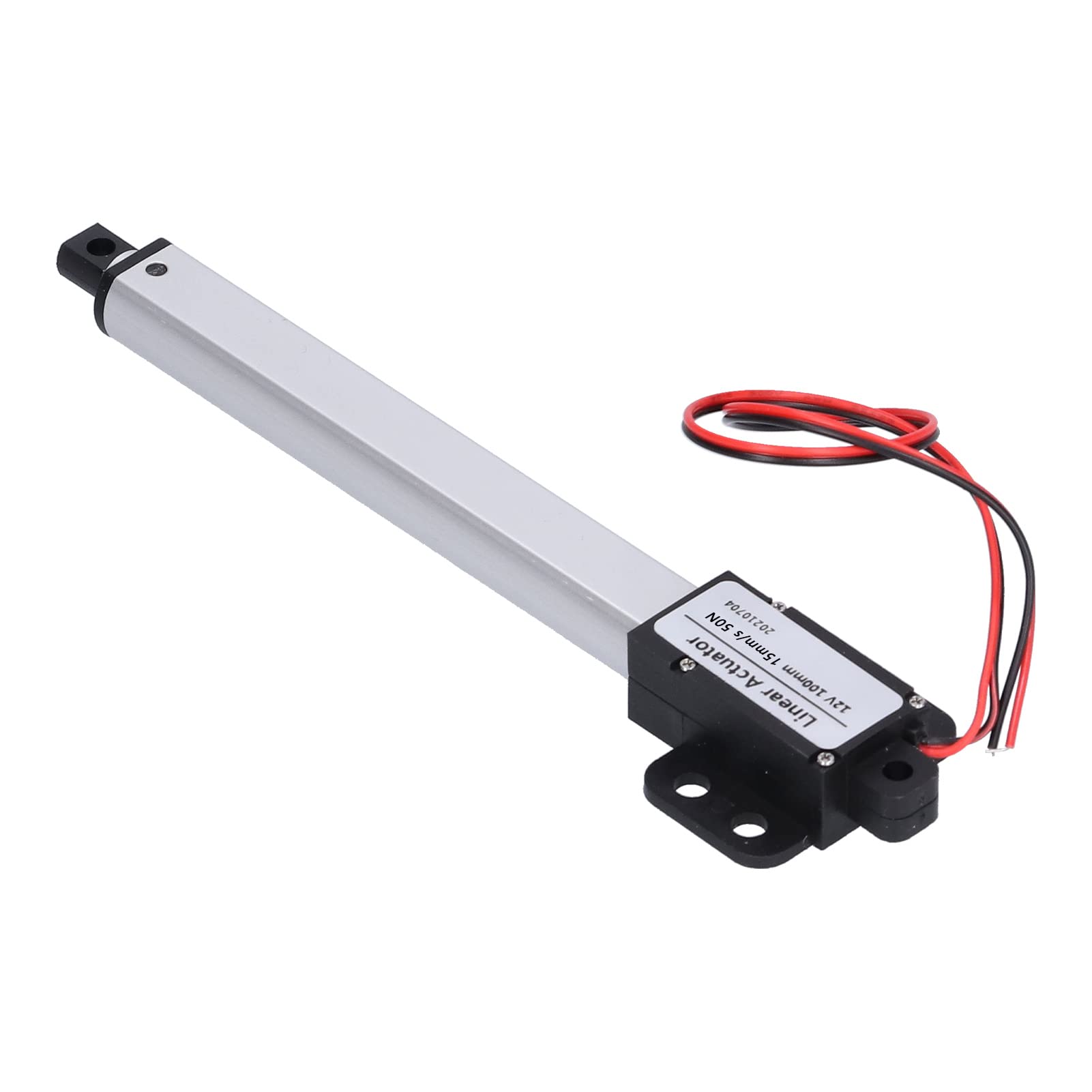 Attuatore Lineare Elettrico, Attuatore Lineare Pesante 12 V 100mm 4 '' Actuatore Lineare Ad Alta velocità, Multifunzione con Protezione a Corto Circuito (Corsa 100mm-15mm/s-50N)