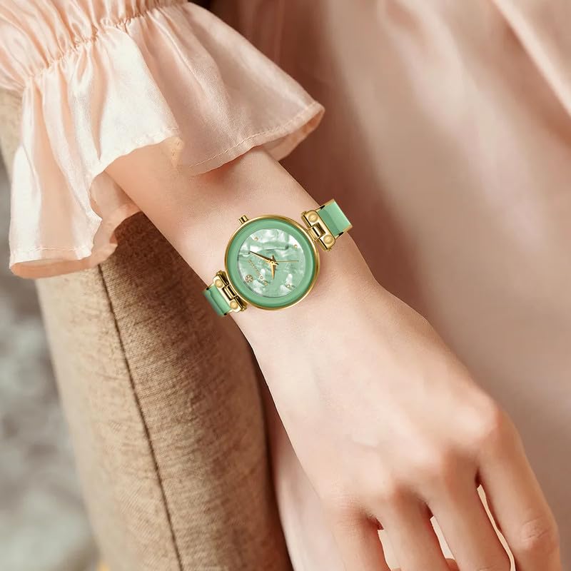 Image of Giordano Designer Analog Watch for Women - Glossy Round Dial & Bracelet Style Stainless Steel Strap