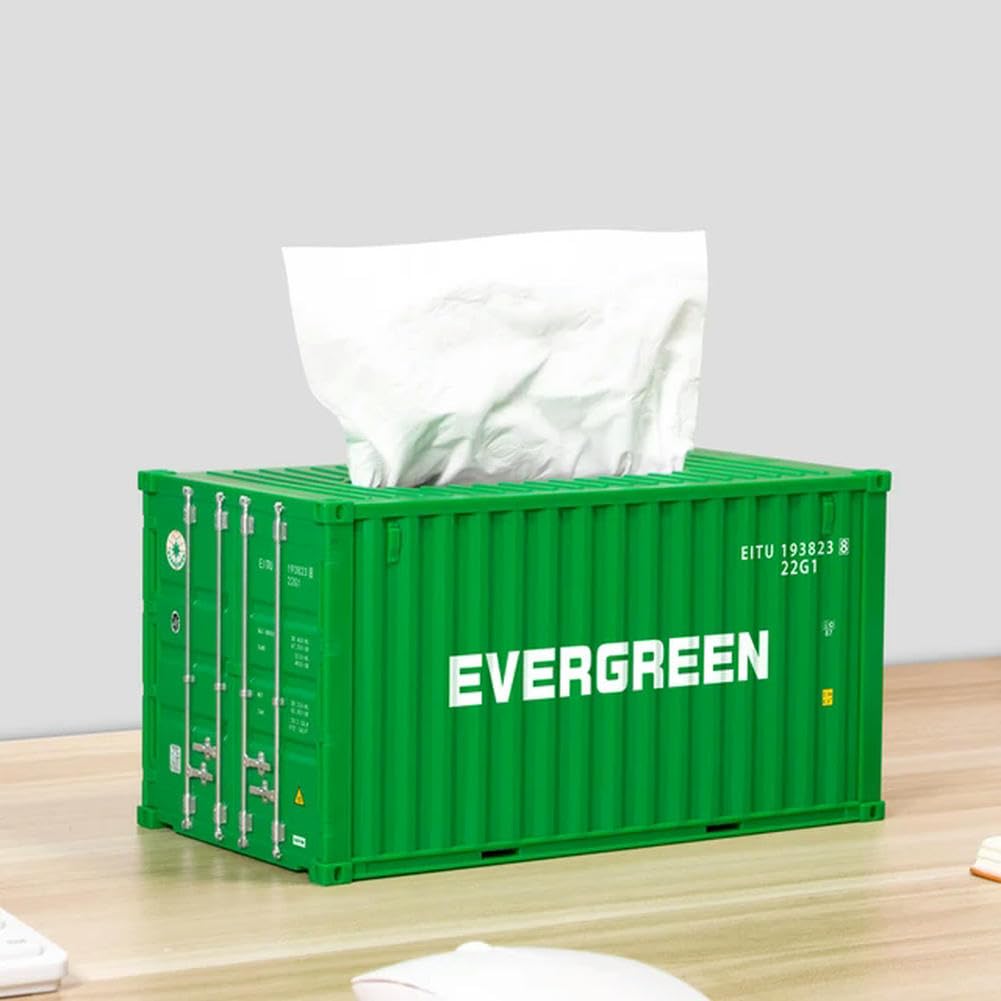 Opica X Container Tissue Bo Creative Storage Napkin Holder Shipping Container Model Desktop Storage Napkin Bo Fashion Decoration