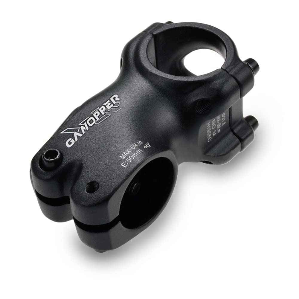Attacco Manubrio Mtb 0 grado Mtb. Bicycle Stem 31.8 * 50mm Mountain Track Road Bike Bike Manubrio Stelo Rise Up Bar Stelo di morsetto con auricolare Spacer Bullone Attacco Manubrio Bici Da Corsa