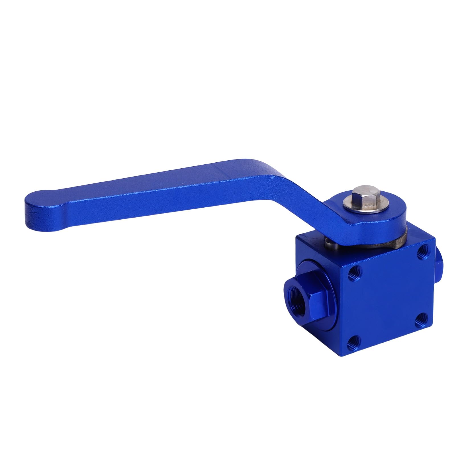 Bremsleitungsschlossabsperrventil, Aluminium -Legierungspartventil für Ölbrennstoffgaswasserluft mit Standard 1/8 -Zoll -NPT -Gewinde, Universelle Ausstattung