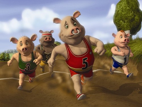 Vista 2 de Party Pigs Farmyard Games - Nintendo Wii