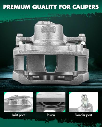 Image of SCITOO 19B6040 Front Right Disc Brake Caliper w /Bracket Fit For Lexus For GS300 2006,For Lexus For IS250 2009-2015, Single Piston