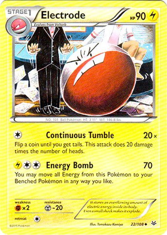 Amazon.com: Pokemon - Electrode (22/108)