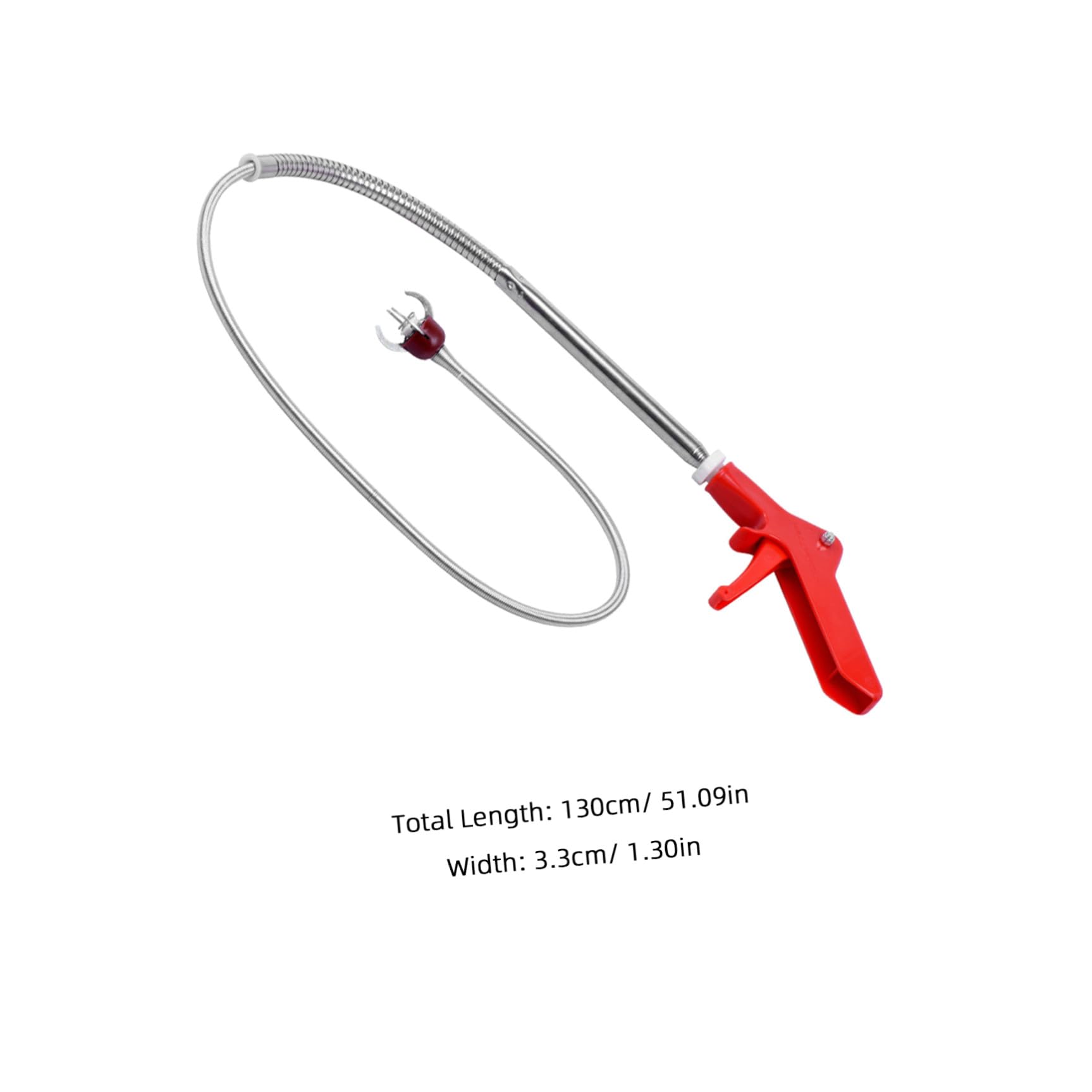 Alipis Herramienta de Dragado para Inodoro con Garras de Puntas Limpiador Flexible para Tuberías y Desagües para Eliminar Obstrucciones y Objetos Atrapados Baños y Cocinas
