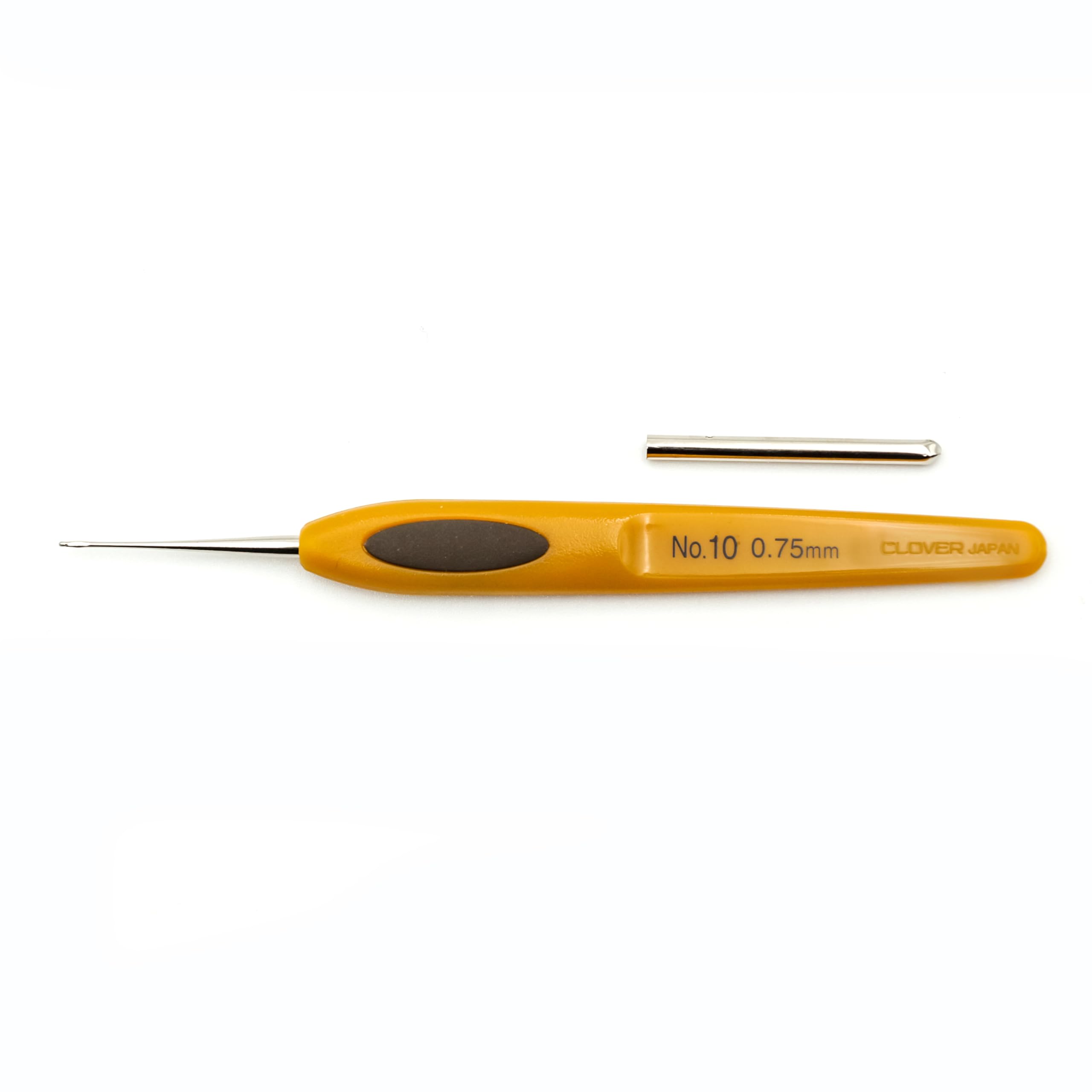 Amazon.com: Clover 1025 Soft Touch Steel Crochet Hooks, No. 10/0.75mm