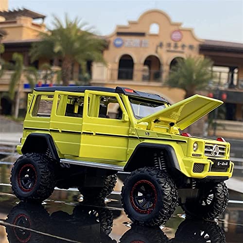 Image of AMG G500 Diecast Metal Pullback Toy car with Openable Doors & Light, Music Boys car for Kids Best Toys Gifts Toys for Kids (AMG G500 - Green)