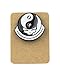 Urbangift Badge épingle en métal en émail Yin Yang