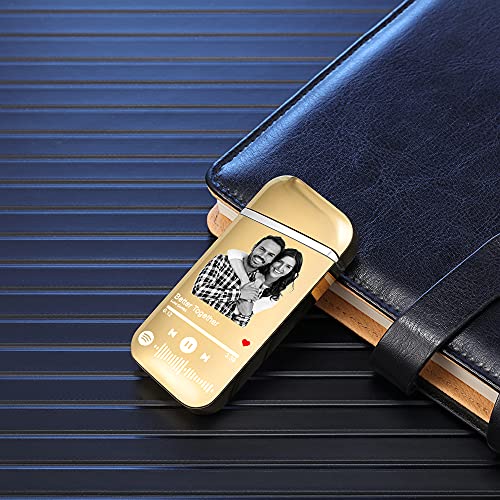 Encendedor eléctrico recargable personalizado con código Spotify miniatura 3