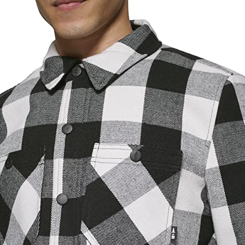 Image of BASS OUTDOOR mens Wool Blend Sherpa Lined Shacket