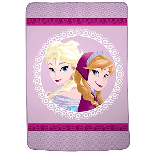 Franco Kids Bedding Super Soft Blanket, Twin/Full Size 62" x 90", Disney Frozen