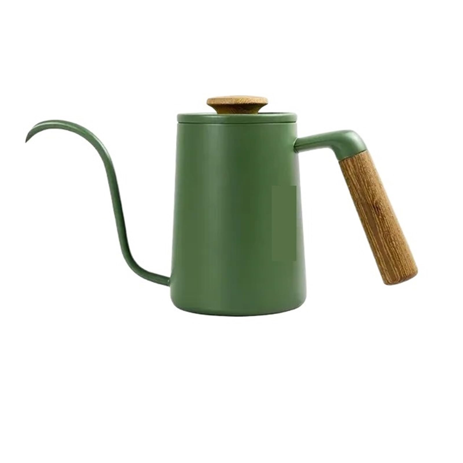 Kaffee Wasserkocher Handgebrühte Kaffeekanne Schwanenhalskanne Kaffeetropfer Coffeeware Teegeschirr for Outdoor-Camping Kaffeezubehör 300/600 ml Für Kaffee，Tee(Dark Green 300ml)