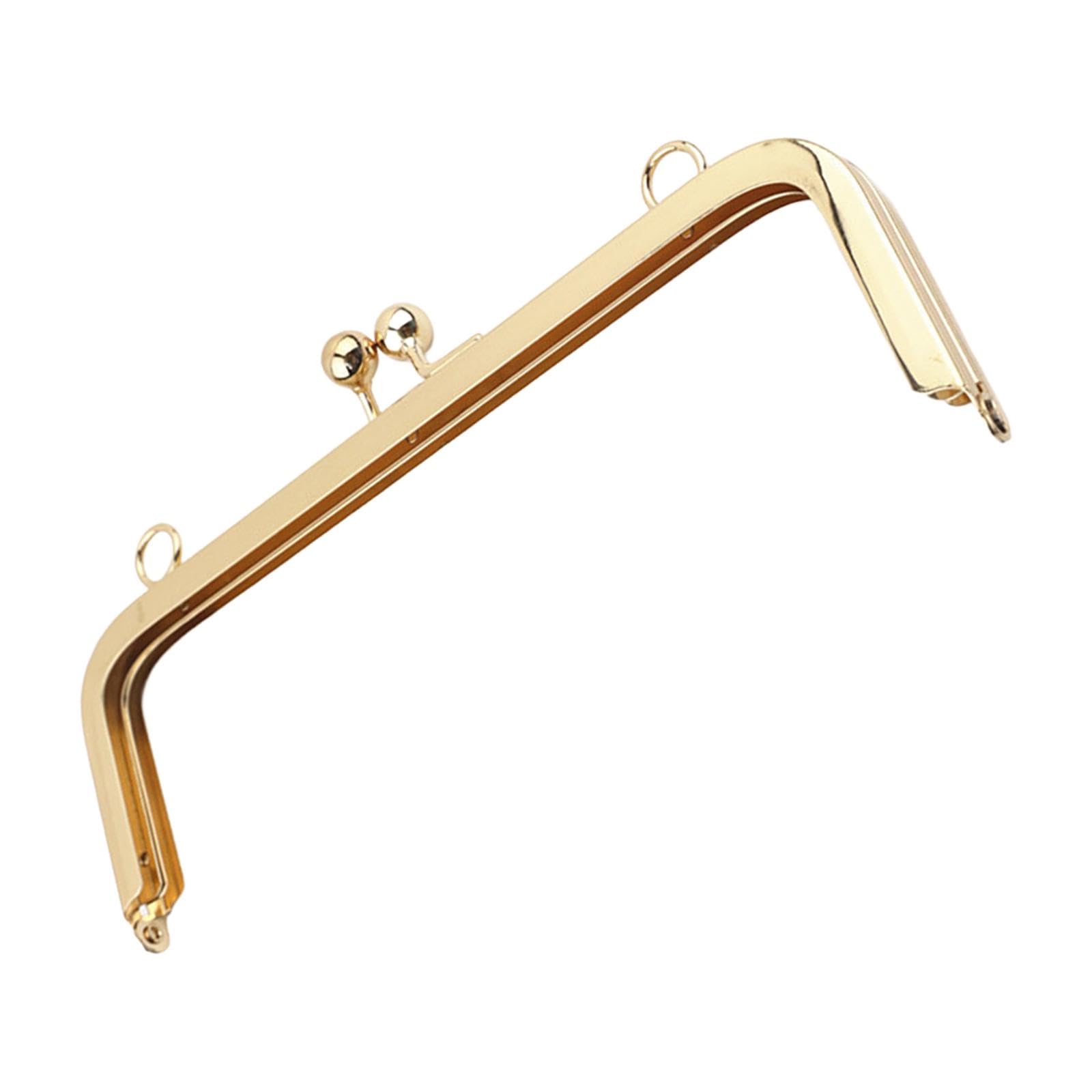 Metal Purse Frame DIY Universal Replacement Part for Sewing Bag Making Women GoldCrafts|Sewing|Foundations & Undergarments|Purse Handles, Frames & Feet-image-44