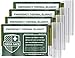 Swiss Safe Emergency Mylar Thermal Blankets (4-Pack) + Bonus Signature Gold Foil Space Blanket: Designed for NASA, Outdoors, Hiking, Survival, Marathons or First Aid