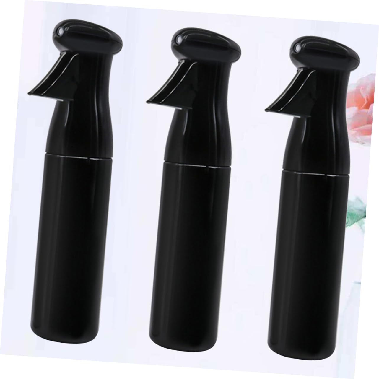 3 Stück-pack Handsprühflasche aus Glas mit Großem Fassungsvermögen, Schwarz