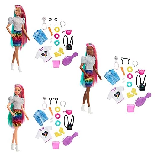 Barbie Fashion Barbie Penteado De Oncinha (Produto Sortido)