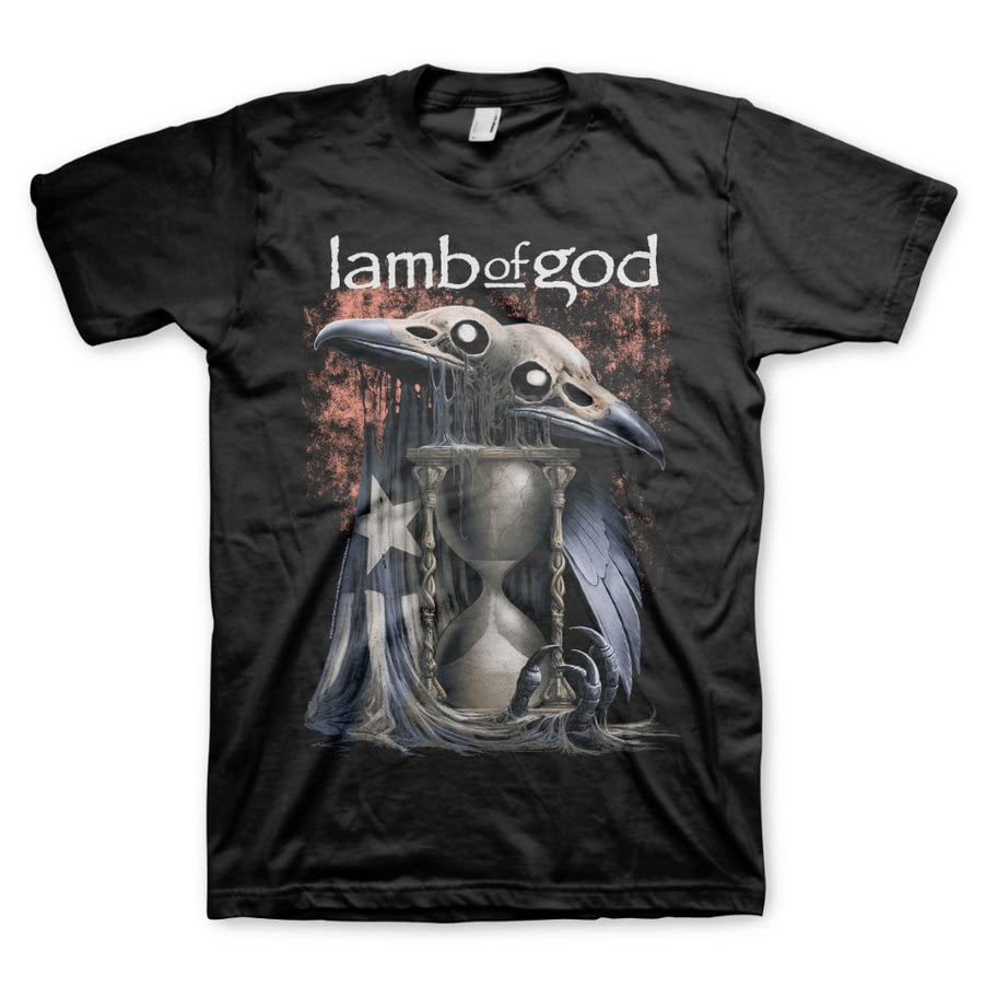Amazon.com: Lamb of God Men's Twin Heads T-Shirt Black Small