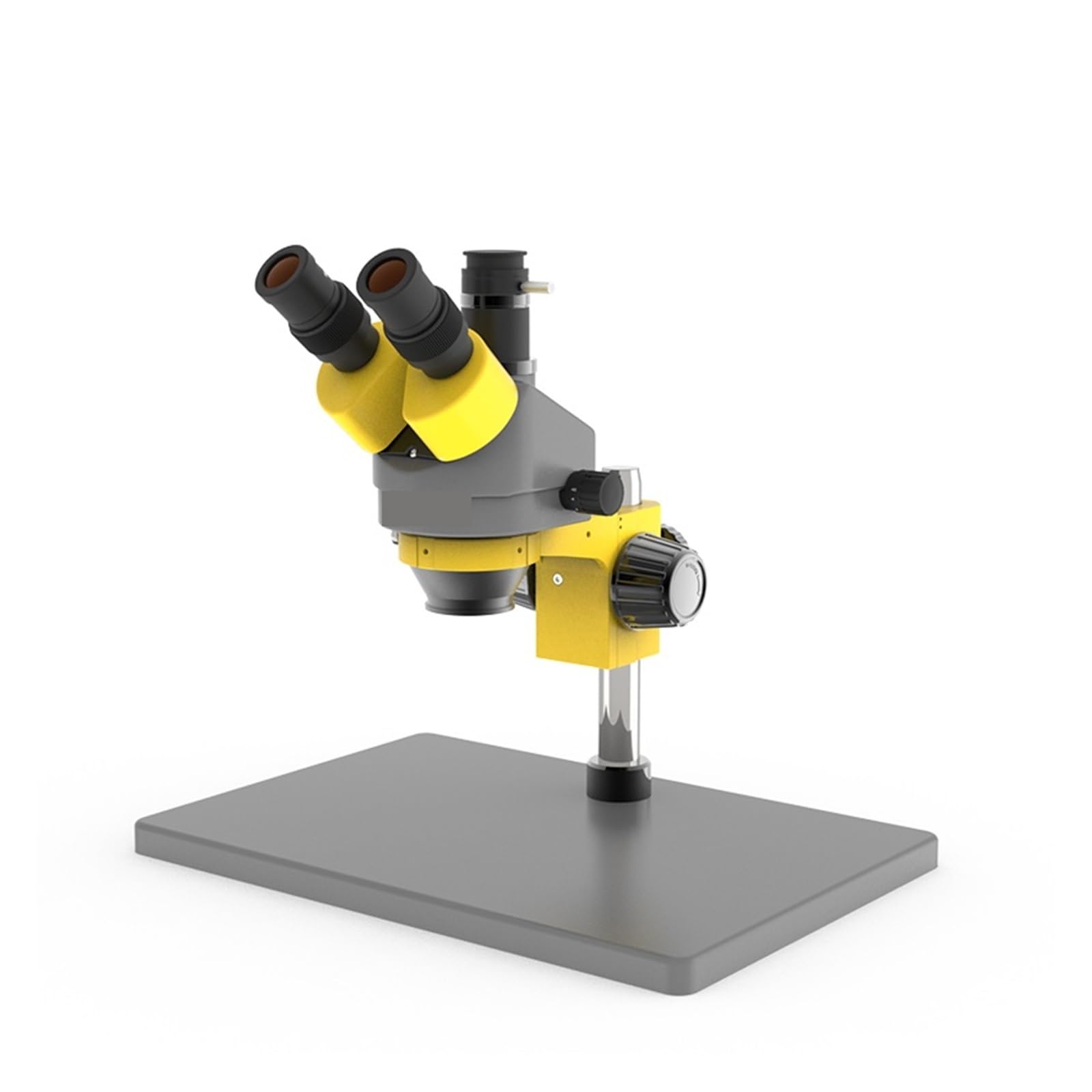 Microscopio, Microscopio Estéreo Trinocular De Plataforma Grande, 7-45 Veces, Zoom Continuo, Inspección Industrial Reparación Teléfonos Móviles