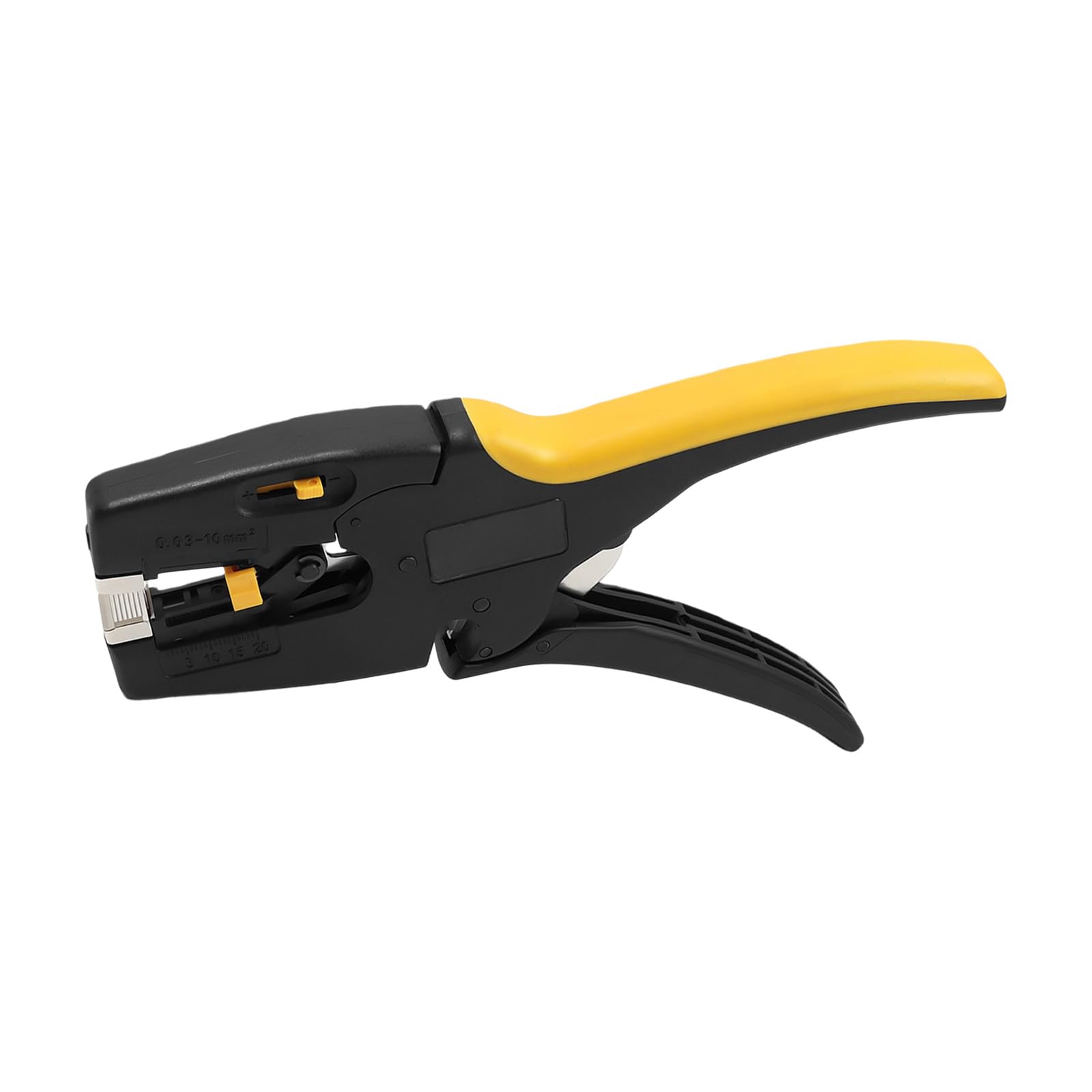 Hsioluted Yellow Automatic Wire Stripping Pliers Multifunctional Fast Wire Cutting Electrician Pliers With Ergonomic Handle Ergonomic Handle