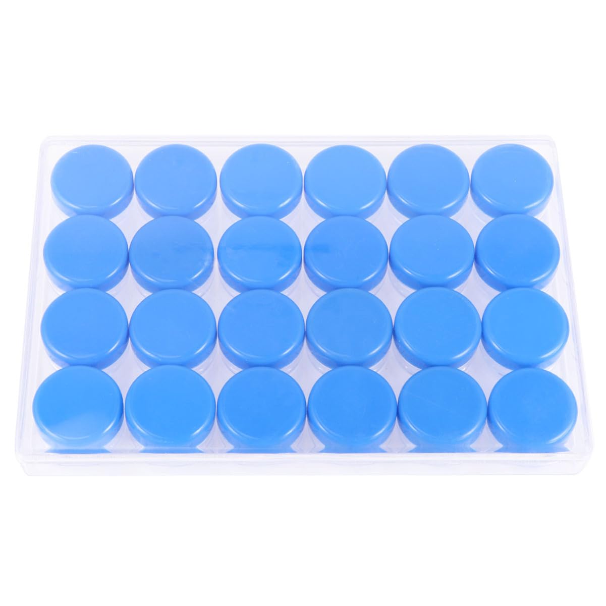Set di 25 Flaconi Separati da Viaggio 10g in Pp Blu | Shampoo e Gel, Ricaricabili e Portatili, con Scatola Inclusa, per Viaggio e Attività All'aperto