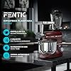Fentic 6 in 1 Impastatrice Planetaria – 2000W – Con Tritacarne, Frullatore da 1,5L, Tagliaverure, Accessori Extra – Robot da Cucina con Ciotola 6.2L, Frusta, Gancio Impastare, Mescolatore (Rosso)