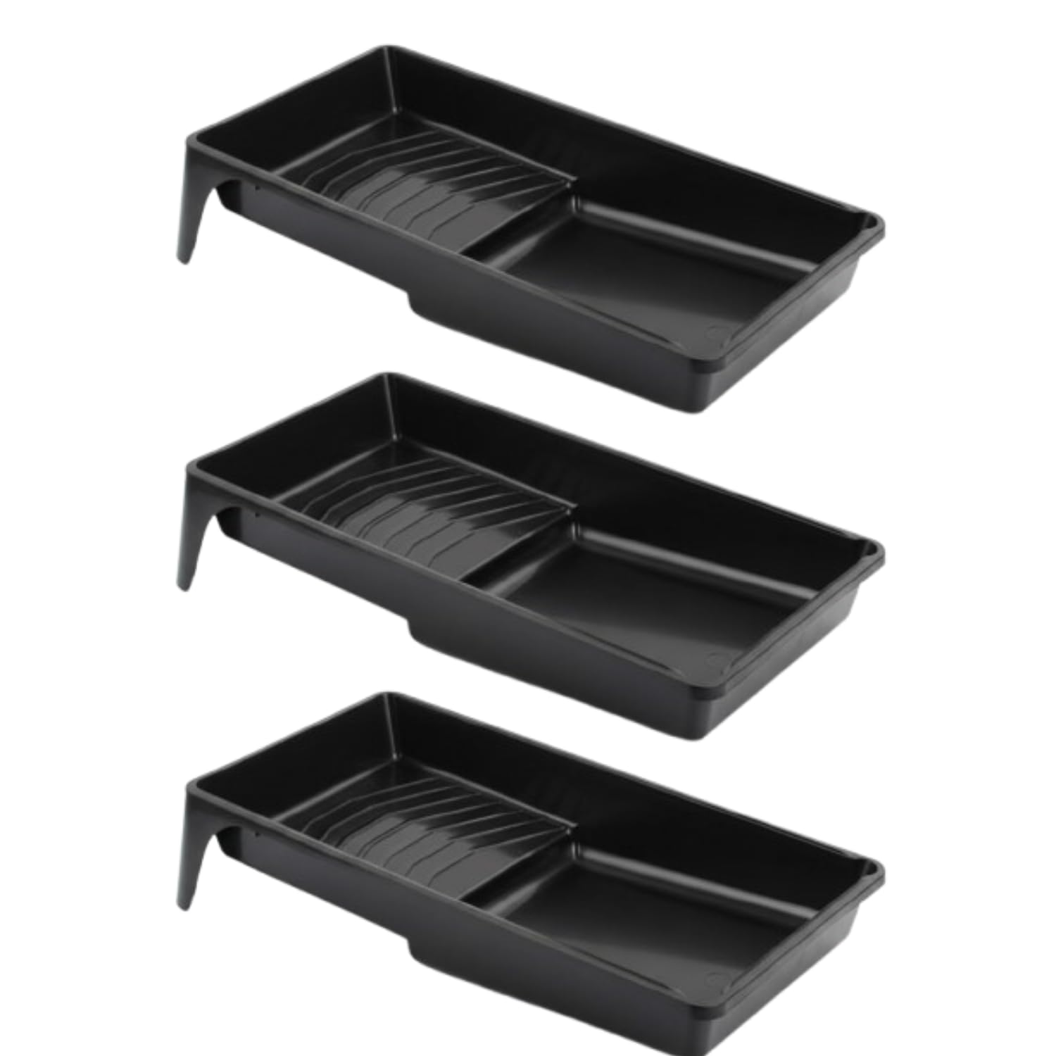 Superpetstoreuk247 Pack Of 3 4 Inch Professional Plastic Roller Trays Decorators Painting Paint Tray