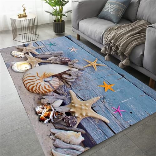 Tapis gamer bleu 90x120cm anti-tache et antidérapant pour protéger le sol de chambre - 2