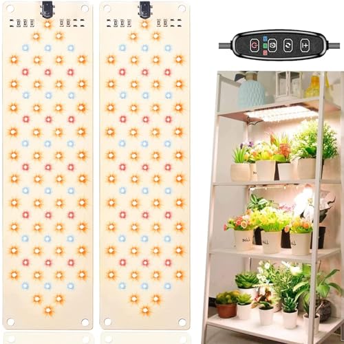 Rocoking Grow Lights for Indoor Plants,Ultra-Thin Panel Grow Lamp,158LEDs Full Spectrum Grow Lights...
