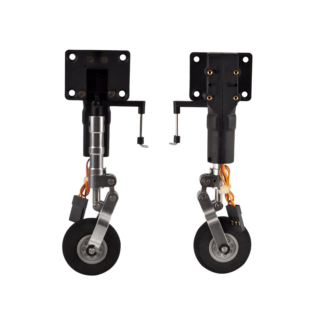 ABZEKH Accessori droni Carrello di atterraggio retrattile con ruote for aeroplano modello RC da 3 kg