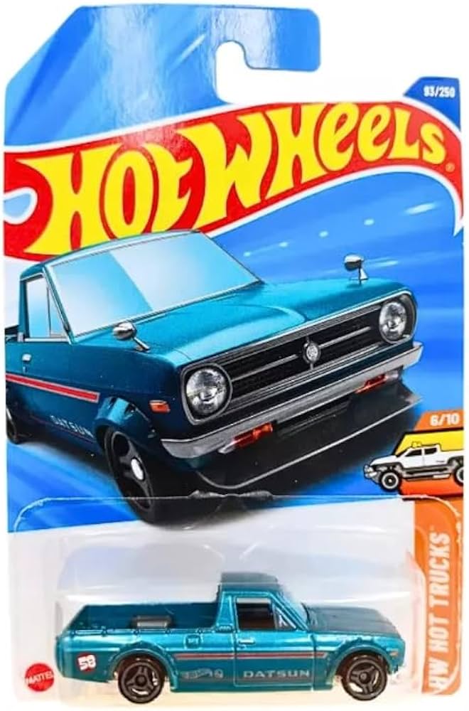 ミニカー 1975 DATSUN SUNNY TRUCK (B120) Hot Wheels 1975 Datsun Sunny Truck (B120), HW Hot Trucks 6/10