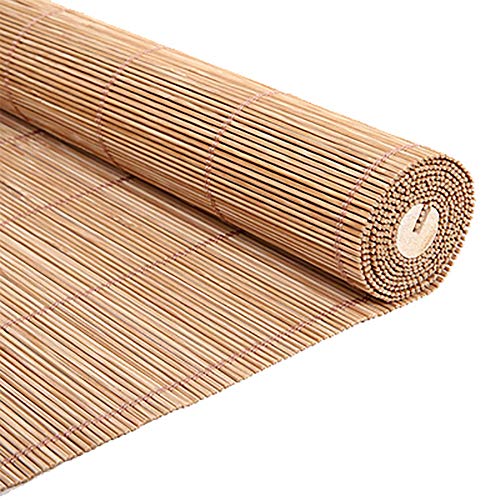YZJJ Stores en Bambou - Rouleau de Rideau en Bambou - Cloison de séparation Rideau Volets de Rideau Imperméable à la moisissure Rideaux décoratifs Vintage adaptés pour l'extérieur/l'intérieur