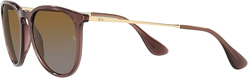 Vista 141 de Ray-Ban Rb4171 Erika Gafas de sol redondas Habana Claro/Verde Oscuro