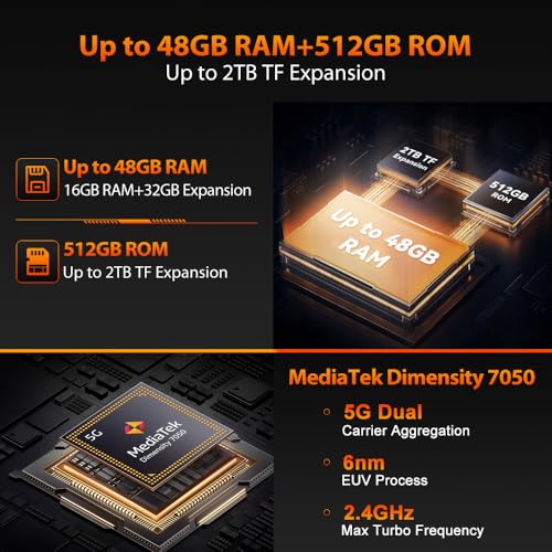 Blackview Xplore 1 Pro Wärmebildkamera Outdoor Handy Android 15, 48GB+512GB/2TB 20000mAh Smartphone Gemini AI, 6,78" FHD+ Doppelbildschirm, 64MP+50MP, Outdoor Smartphone IP68/IP69K/NFC/OTG/FM,Schwarz – Bild 3