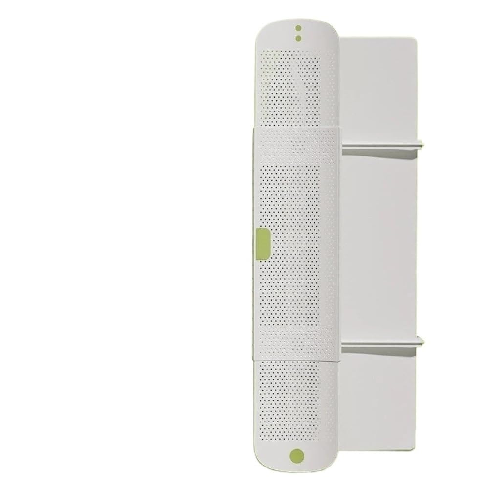 Whegavgko Green Scalable Anti-Direct Blow Deflector Adjustable Angle Retractable Air Conditioner Wind Universal Wall-Mounted