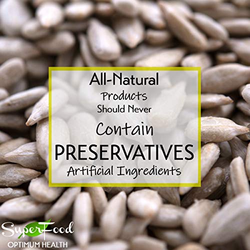 Gerbs Unsalted Dry Roasted Sunflower Seed Kernels No Shell 2 Lbs., Top 14 Allergy Free Foods, Healthy Superfood Snack, Non Gmo, No Oils, No Preservatives, Resealable Bag, Gluten & Peanut Free, Vegan, Keto, Kosher Certified #TOP5