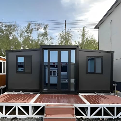 Detachable Container House Prefab Tiny Home for Sale with Equipped Bathroom & Kitchen Modular Granny Flat Home Luxury Villa Prefabricated Tiny House Prefab with Roof Expandable Mobile Boxable - Image 6